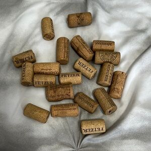 Crafters!! 20 natural corks. Wine and 1 champagne.